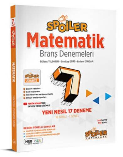 7.Spoıler Brans Matematik Deneme - 1