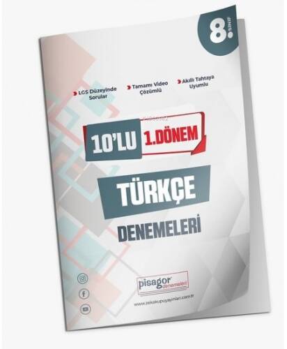 8. Sınıf 14'lü 1.Dönem Matematik Denemeleri - 1