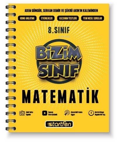 8. Sınıf Bizim Sınıf Matematik Defteri - 1