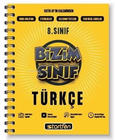 8. Sınıf Bizim Sınıf Türkçe Defteri - 1