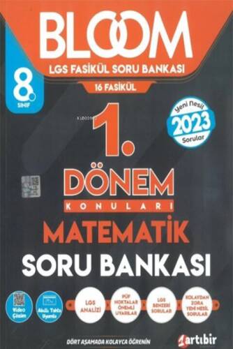 8. Sınıf Bloom 1. Dönem Konuları Matematik Soru Bankası - 1