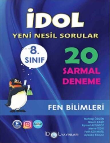 8. Sınıf Fen Bilimleri 20 Sarmal Yeni Nesil Deneme İdol Yayınları - 1