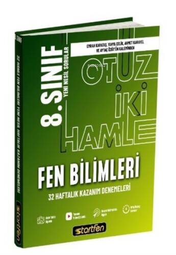 8. Sınıf Fen Bilimleri 32 Deneme Haftalık Kazanım Denemeleri - 1