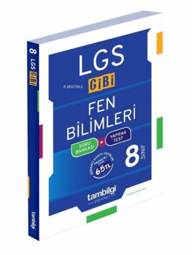 8. Sınıf Fen Bilimleri Soru Bankası + Yaprak Test Tambilgi Yayınları - 1