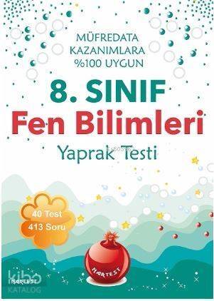 8. Sınıf Fen Bilimleri Yaprak Testi - 1