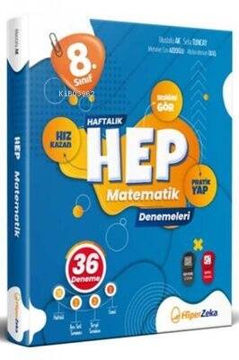 8. Sınıf HEP Matematik Haftalık Deneme Föyleri - 1