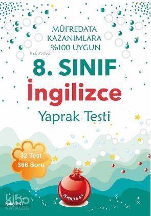 8. Sınıf İngilizce Yaprak Testi - 1