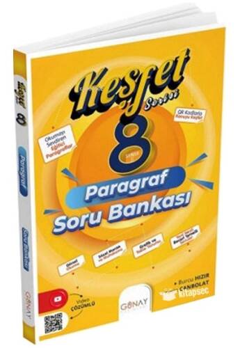 8. SINIF	Keşfet Paragraf Soru Bankası - 1