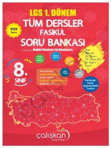 8. Sınıf LGS 1.Dönem Tüm Dersler Soru Bankası - 1