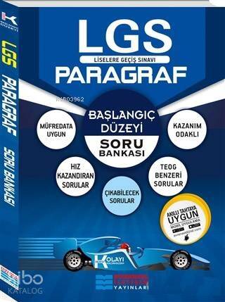 8. Sınıf LGS Başlangıç Düzey K Serisi Paragraf Soru Bankası Evrensel İletişim Yayınları - 1