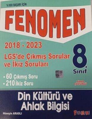 8. Sınıf LGS Din Kültürü ve Ahlak Bilgisi Çıkmış ve İkiz Sorular 2018-2023 - 1