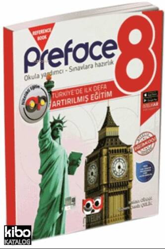 8. Sınıf LGS İngilizce Preface Reference Book Artırılmış Konu Kitabı - 1