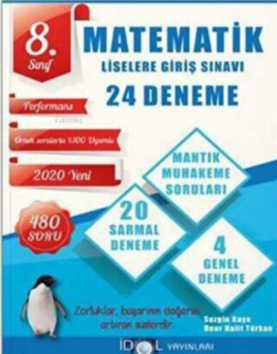 8. Sınıf LGS Matematik 24 Deneme İdol Yayınları - 1