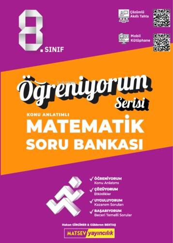 8. Sınıf LGS Matematik Öğreniyorum Konu Anlatımlı Soru Bankası - 1