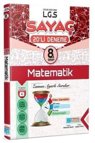 8. Sınıf LGS Matematik Video Çözümlü 20 li Sayaç Deneme Evrensel İletişim - 1