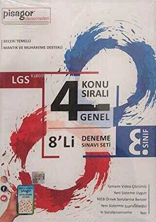 8. Sınıf LGS Pisagor 8`li Deneme Seti - 1