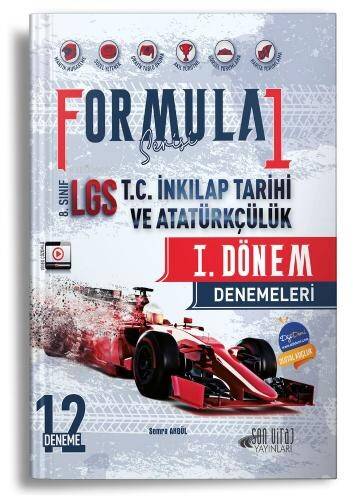 8. Sınıf LGS T.C. İnkılap Tarihi ve Atatürkçülük Formula Serisi 1. Dönem 12 Denemeleri Özel Baskı - 1