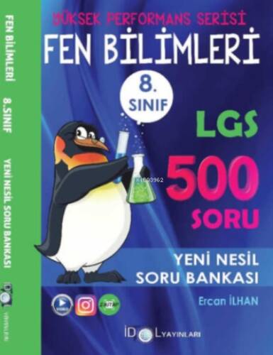 8. Sınıf LGS Yüksek Performans Fen Bilimleri 500 Soru Bankası İdol Yayınları - 1