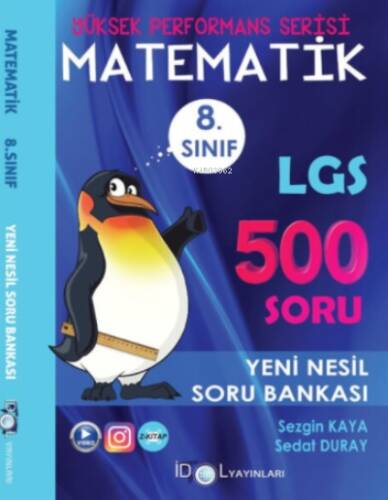 8. Sınıf LGS Yüksek Performans Matematik 500 Soru Bankası İdol Yayınları - 1