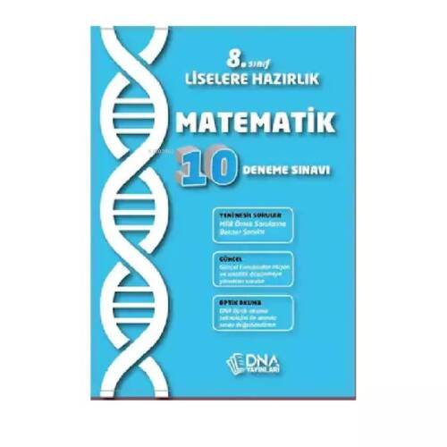 8. Sınıf Liselere Hazırlık Matematik 10 Deneme Sınavı - 1