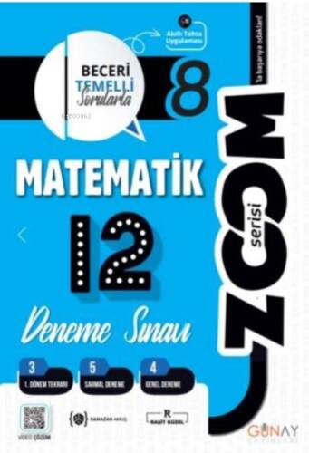 8. Sınıf Matematik 12'li Branş Denemeleri - 1