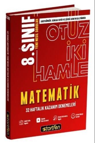 8. Sınıf Matematik 32 Hamle Haftalık Kazanım Denemeleri - 1