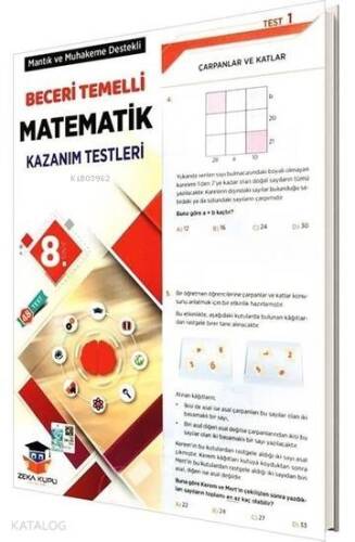 8. Sınıf Matematik Beceri Temelli Kazanım Testleri - 1