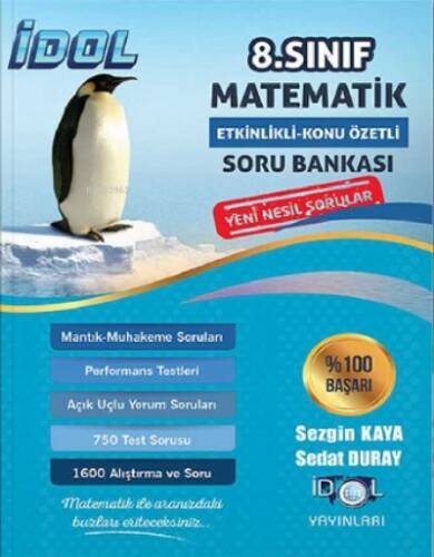 8. Sınıf Matematik Etkinlikli Soru Bankası İdol Yayınları - 1