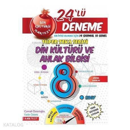 8. Sınıf Nar Efsane Din Kültürü 24 Deneme Sınavı (14 Sarmal + 10 Genel) - 1