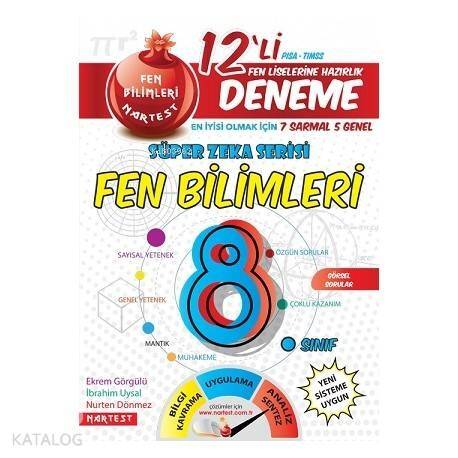 8. Sınıf Nar Efsane Fen Bilimleri 12 Deneme Sınavı (7 Sarmal + 5 Genel) - 1