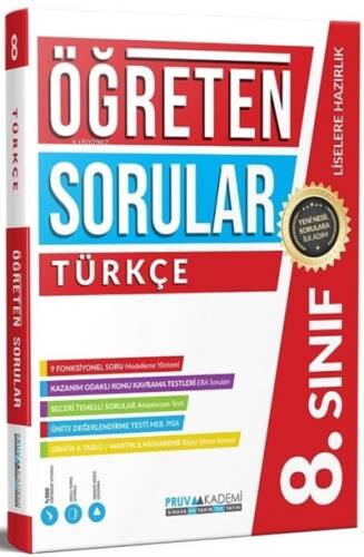 8. Sınıf Öğreten Sorular Türkçe - 1