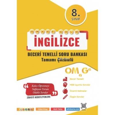 8. Sınıf Omage Motivasyon İngilizce Soru Bankası - 1