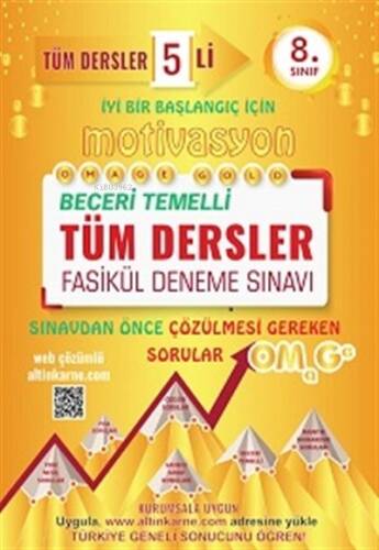 8. Sınıf Omage Motivasyon Tüm Dersler 5 Li Fasikül Deneme Sınavı - 1