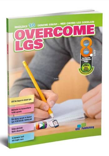 8. Sınıf OVERCOME LGS (İngilizce 16 Deneme Sınavı + MEB LGS Soruları) - 1