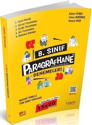 8. Sınıf Paragrafhane Denemeleri Lodos Yayınları - 1