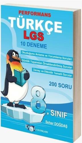 8. Sınıf Performans Türkçe LGS 10 Deneme İdol Yayınları - 1