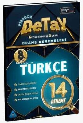 8. Sınıf Pisagor Detay 14`lü Türkçe Branş Denemesi - 1