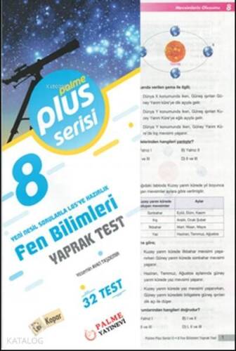 8. Sınıf Plus Serisi Fen Bilimleri Yaprak Test - 1