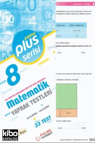 8. Sınıf Plus Serisi Matematik Yaprak Testleri - 1