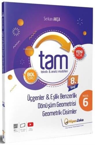 8. Sınıf TAM Matematik 6 - Üçgenler ve Geometrik Cisimler - 1