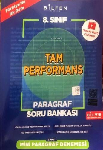 8. Sınıf Tam Performans Paragraf Soru Bankası - 1