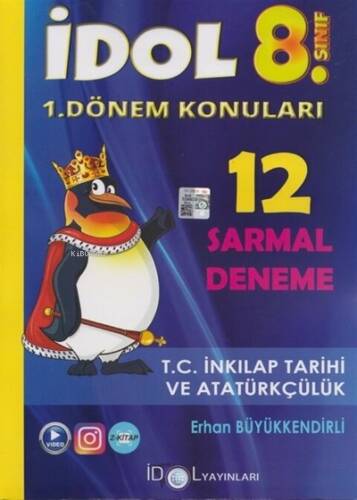 8. Sınıf TC İnkılap Tarihi 12 Sarmal Deneme 1 Dönem Konuları İdol Yayınları - 1