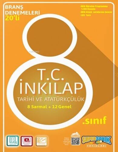 8. Sınıf T.C. İnkılap Tarihi ve Atatürkçülük Branş Denemeleri - 1