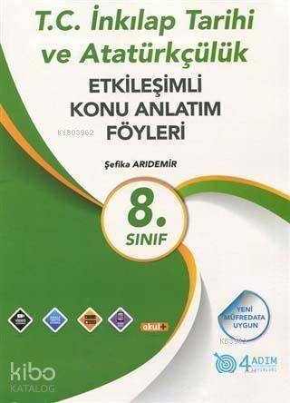 8. Sınıf T.C. İnkılap Tarihi ve Atatürkçülük Etkileşimli Konu Anlatım Föyleri - 1