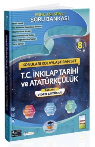 8. Sınıf T.C. İnkılap Tarihi ve Atatürkçülük Konu Anlatımlı Soru Bankası Video Çözümlü - 1