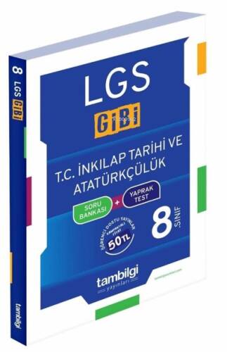 8. Sınıf T.C. İnkilap Tarihi Ve Atatürkçülük Soru Bankası Tambilgi Yayınları - 1