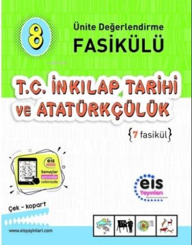 8. Sınıf T.C. İnkılap Tarihi ve Atatürkçülük Ünite Değerlendirme Fasikülü - 1