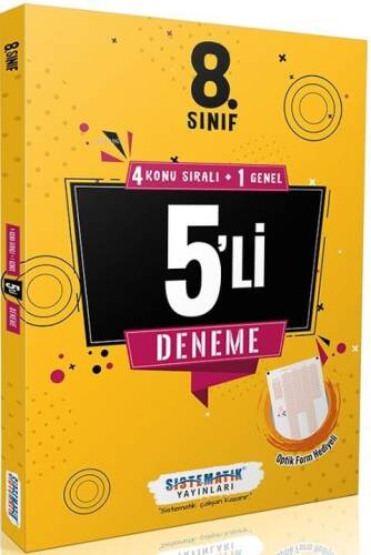 8. Sınıf Tüm Dersler 5 li Deneme - 1