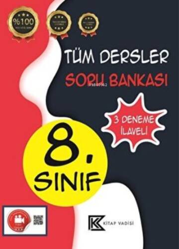 8. Sınıf Tüm Dersler Soru Bankası Video Çözümlü Kitap Vadisi - 1