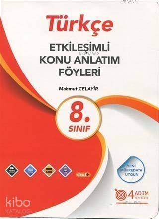 8. Sınıf Türkçe Etkileşimli Konu Anlatım Föyleri - 1